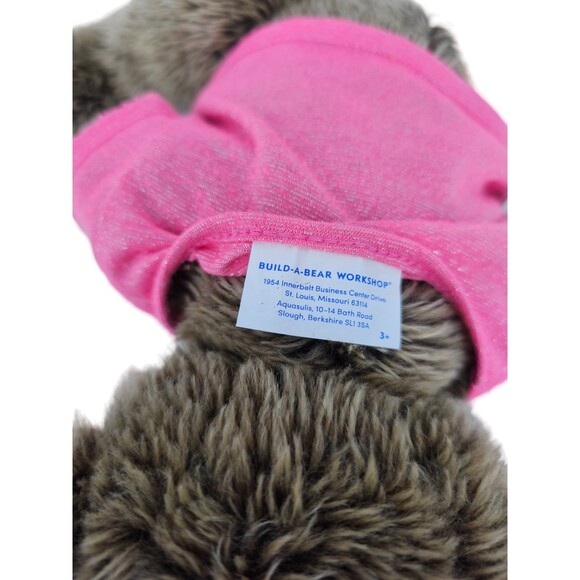 Build A Bear Workshop 1999 Plush Stuffed Teddy Pink Shirt - Picture 12 of 12